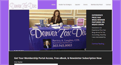 Desktop Screenshot of denvertaxdiva.com